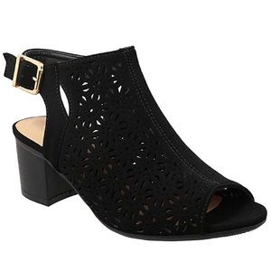 New-Womens OpenToe Buckle Strap Chunky Heel Sandal